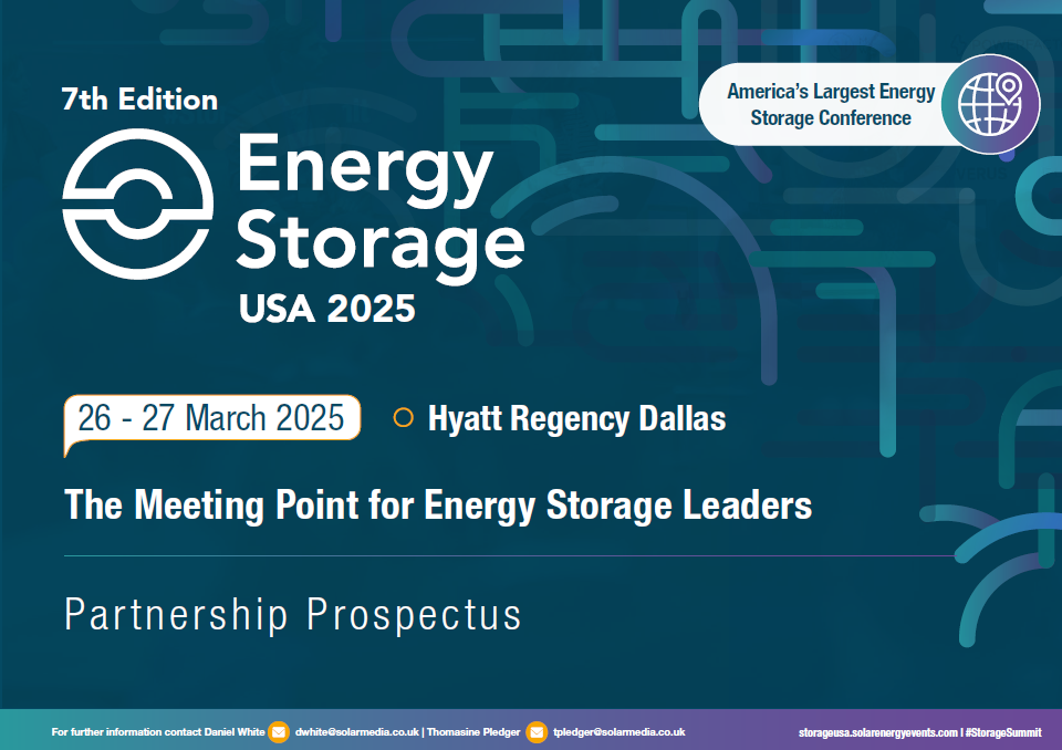 Energy Storage Summit USA Partnership Prospectus Thumbnail